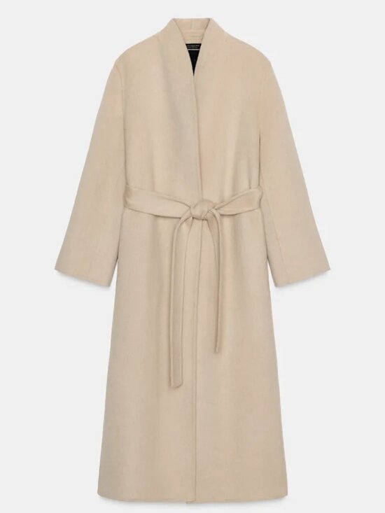 Zara Jackets & Blazers - ZARA ZW COLLECTION LIMITED EDITION MINIMAL WOOL BLEND COAT